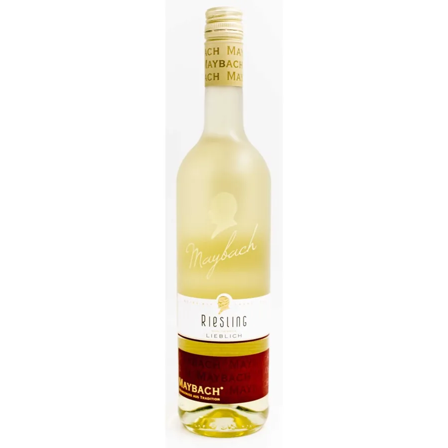 Baltvīns Maybach Riesling Lieblich, pussalds, 10%, 0,75 l