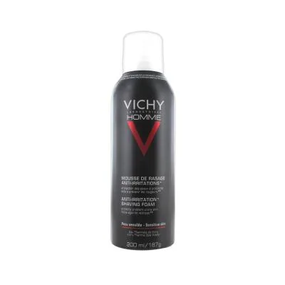Vichy Homme skūšanās putas jutīgai ādai, 200 ml
