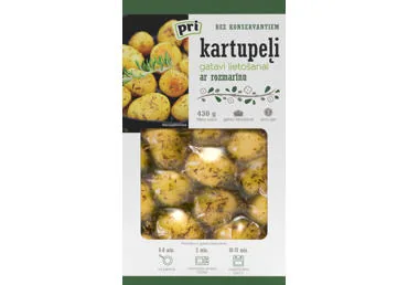 KARTUPEĻI VĀRĪTI AR ROZMARĪNU PRI 430G