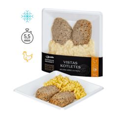 VISTAS KOTLETE AR SIERA MĒRCI UN PASTU 350G