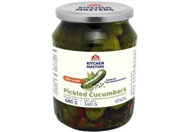 MARINĒTI GURĶI SALDSKĀBI KITCHEN MASTERS 680G