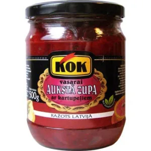 AUKSTĀ ZUPA VASARA AR KARTUPEĻIEM KOK 500G