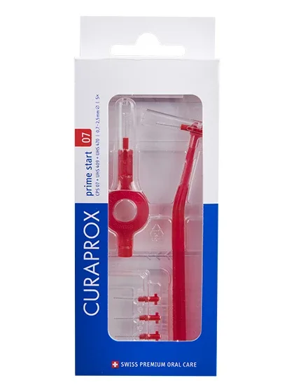 Curaprox interdentālo birstīšu komplekts uhs 409 + 5 birstītes 07, 1 gb.