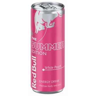 D ENERĢIJAS DZĒR. RED BULL SUMMER EDITION WHITE PEACH  0.25L