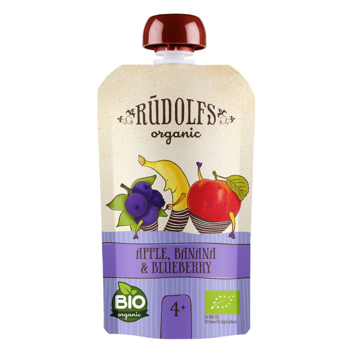 BIEZENIS RŪDOLFS ĀBOLU, BANĀNU UN MELLEŅU BIO 110G
