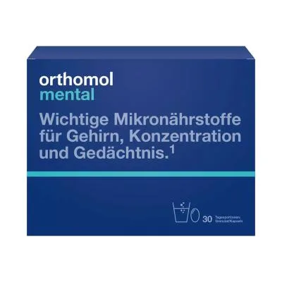 Orthomol Mental pulveris+ kapsulas N30