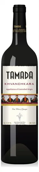 Красное вино Tamada Khvanchkara, полусладкое, 11%, 0,75 л
