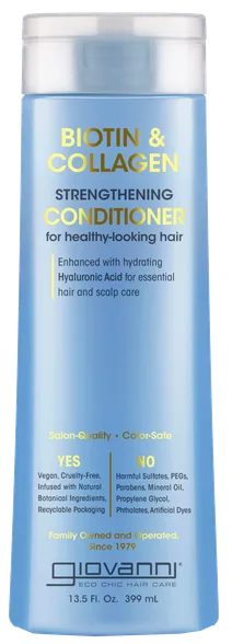 Giovanni Biotin & Collagen Strengthening matu kondicionieris, 399 ml