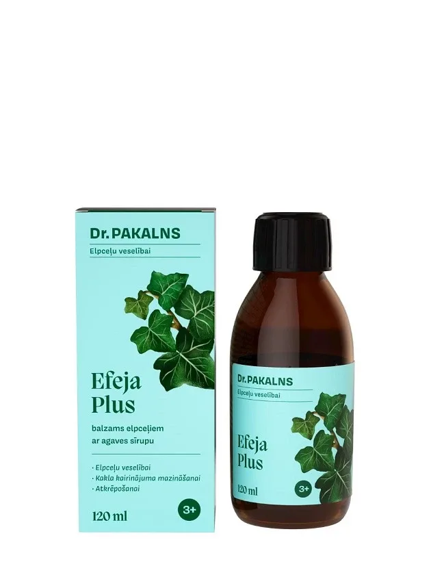Dr.Pakalns Efeja Plus ar agaves sīrupu, 120 ml