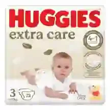 AUTIŅBIKSĪTES HUGGIES EXTRA CARE 3 6-10KG 72GAB