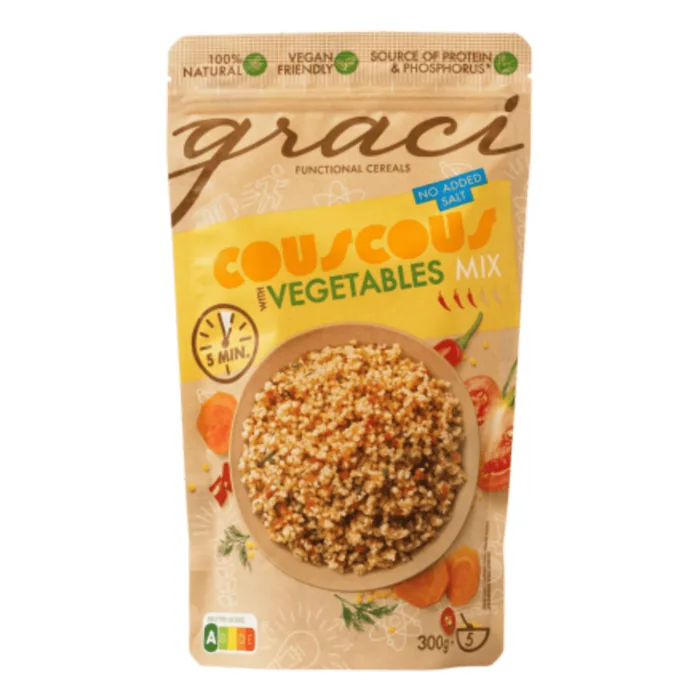 KUSKUSS GRACI AR DĀRZEŅIEM 300G