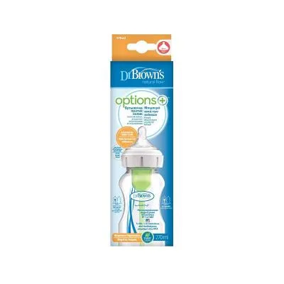 Dr.Browns Options+ pudelīte ar platu kakliņu 270 ml
