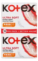 KOTEX ULTRA SOFT NORMAL HIGIĒNISKĀS PAKETES, 16GAB.
