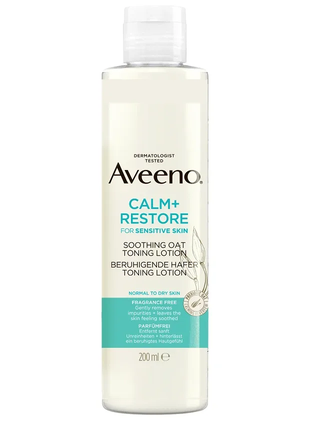 Aveeno Calm+Restore nomierinošs tonizējošais losjons ar auzām, 200 ml