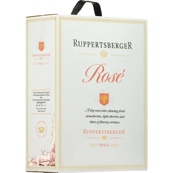 Розовое вино Ruppertsberger Pfalz Rosé 11%, 3 л, полусухое