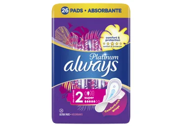 HIGIĒNISKĀS PAKETES ALWAYS PLATINUM SUPER 26GAB.