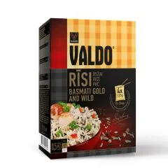 RĪSI VALDO BASMATI GOLD&WILD 0.5KG (4X125G)