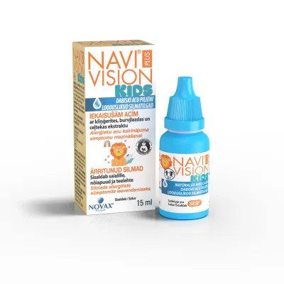 Navivision Plus Kids iekaisušām acīm acu pilieni 15 ml
