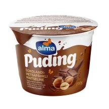 PUDIŅŠ ALMA AR ŠOKOLĀDES UN LAZDU RIEKSTU GARŠU 230G
