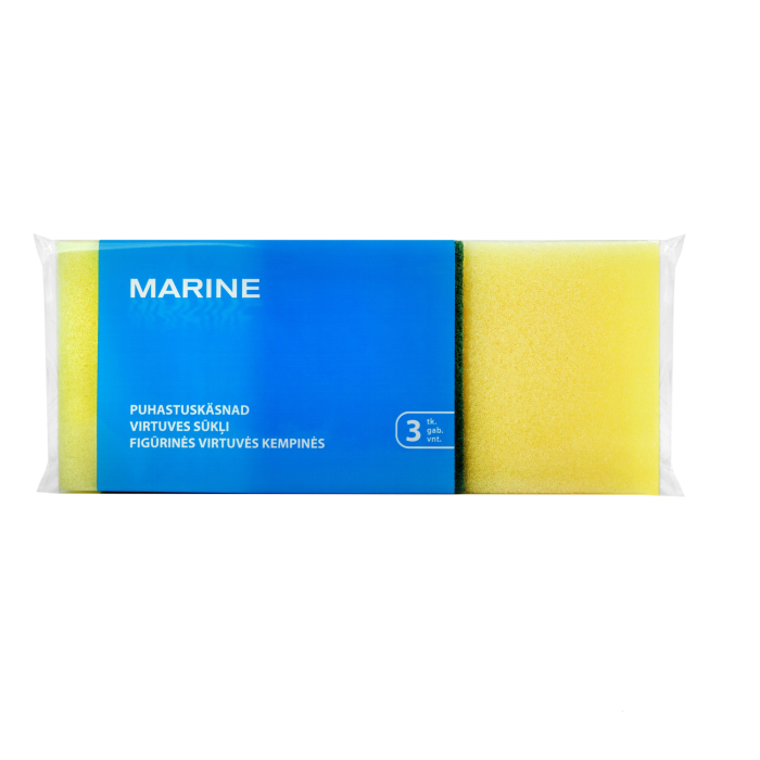 TĪRĀMIE SŪKĻI MARINE 3 GAB 7X8,5X4,5CM