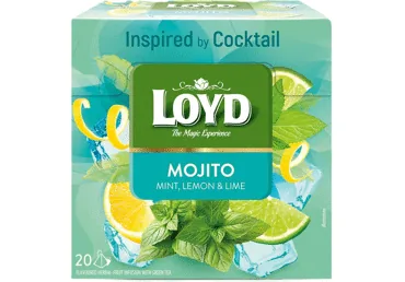 AUGĻU TĒJA LOYD MOJITO 20X1,7G