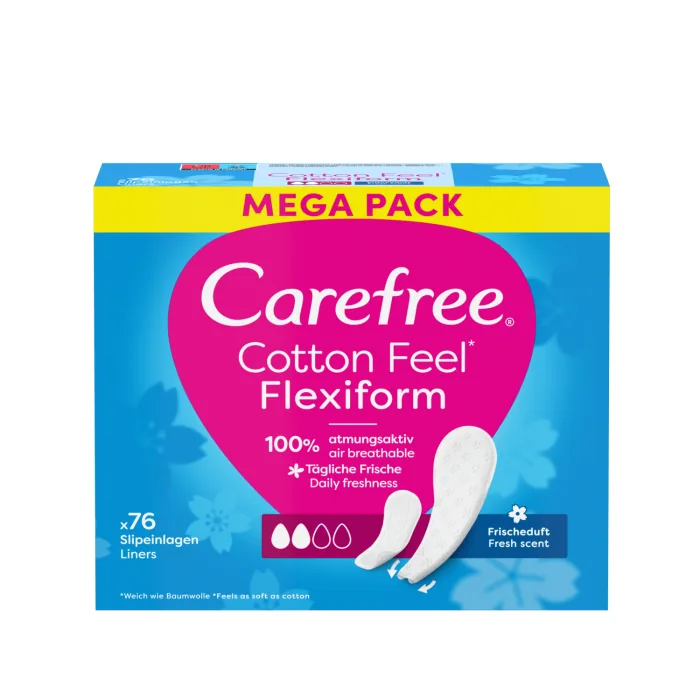 BIKSĪŠU IELIKNĪŠI CAREFREE FLEXY 76GAB.
