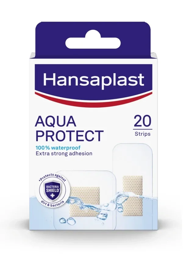 Hansaplast Aqua Protect ūdensizturīgi, 20 plāksteri