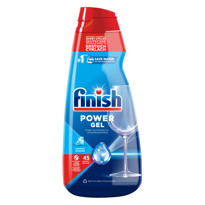 ŽELEJA TRAUKU MAZGĀJAMAJAI MAŠĪNAI FINISH ALL IN 1 MAX POWER GEL, 900ML