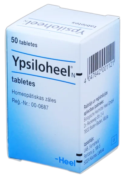 Ypsiloheel tabletes, 50 gab.