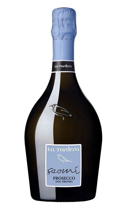 Dzirkstošais vīns La Tordera Prosecco Saomi Treviso D.O.C., bruts, 11,5%, 0,75 l