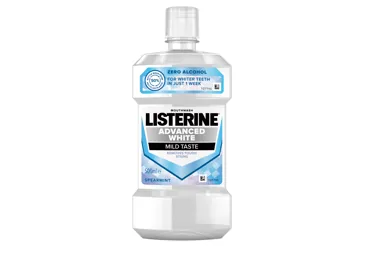 LISTERINE ADVANCED WHITE MILD TASTE MUTES SKALOŠANAS LĪDZEKLIS, 500 ML

