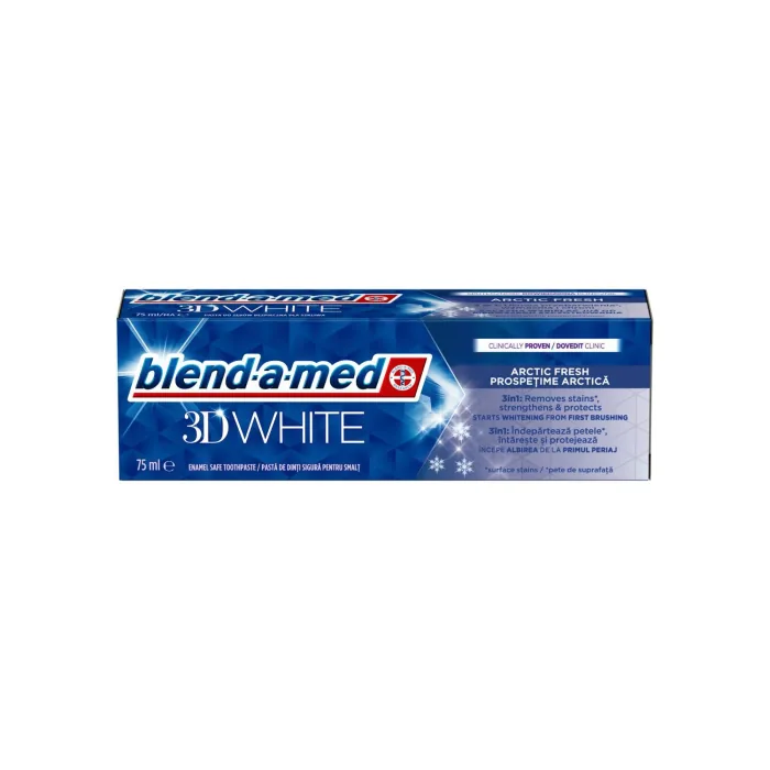 ZOBU PASTA BLEND A MED 3D WHITE ARCTIC FRESH, 75ML