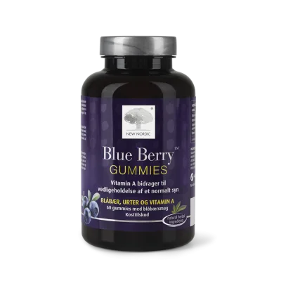 New nordic Blue Berry Gummies košļājamās pastilas redzei N60