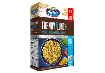 BASMATI RĪSI MELVIT TRENDY LUNCH 4X80G
