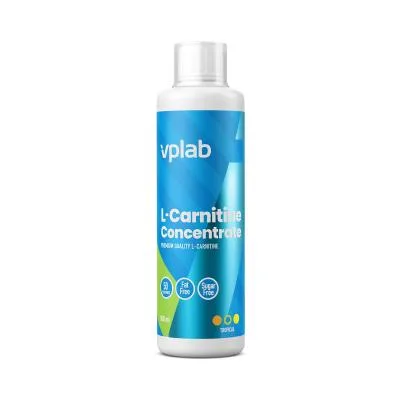 Vplab L-carnitine concentrate tropical fruit šķidrums 500 ml