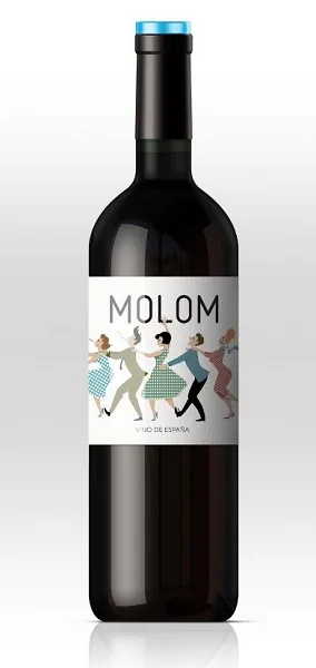 SARKANVĪNS MOLOM TEMPRANILLO, SAUSS, 13%, 0.75 L