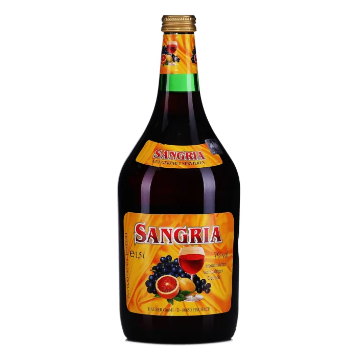 Vīnu saturošs dzēriens sangria 7% 1,5 l