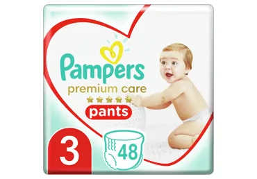 AUTIŅBIKSĪTES PAMPERS PC S3 6-11KG 48GAB.