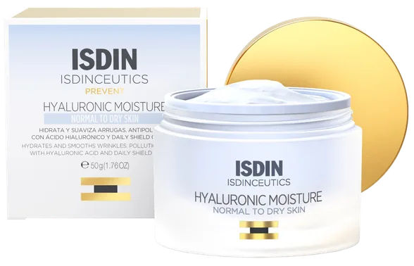 Isdin Hyaluronic normālai ādai sejas krēms, 50 ml