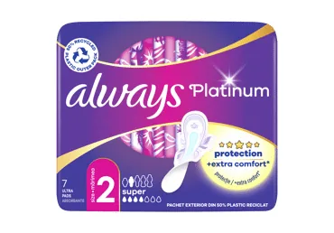 HIGIĒNISKĀS PAKETES ALWAYS ULTRA PLATINUM SUPER 7GAB
