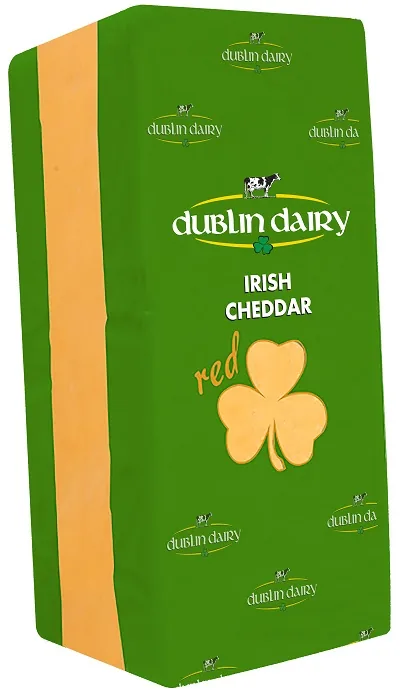 SIERS CHEDDAR SVER. ~4KG DUBLIN DAIRY RED