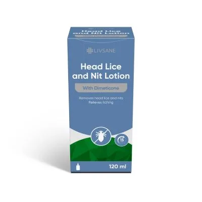 Livsane losjons utu un gnīdu iznīcināšanai 120 ml