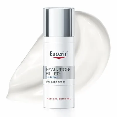 Eucerin Hyaluron-Filler +3X Effect dienas krēms ar SPF 15 normālai un kombinētai ādai 50 ml