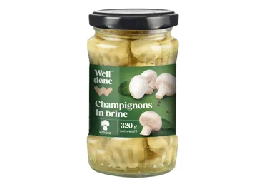 ŠAMPINJONI SĀLSŪDENĪ WELL DONE 320G