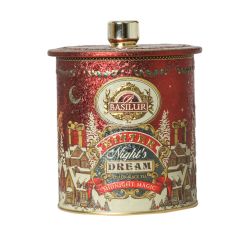 TĒJA BERAMĀ MELNĀ BASILUR WINTER MIDNIGHT MAGIC 100G METĀLA