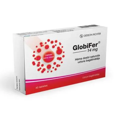 Globifer tabletes 14 mg N40