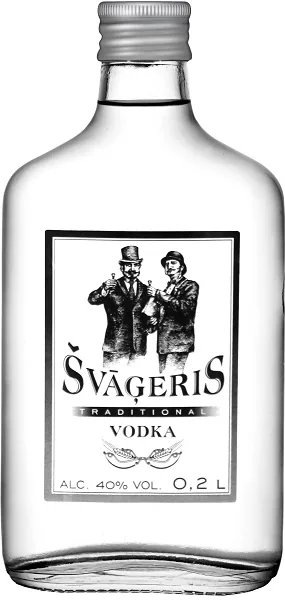Водка Švāģeris 40%, 0,2 л PET