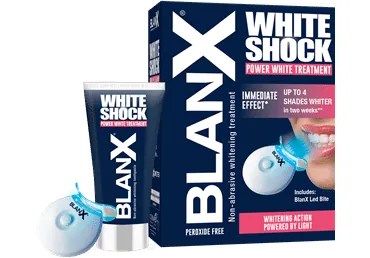 ZOBU PASTA BLANX WHITE SHOCK 30ML+LED