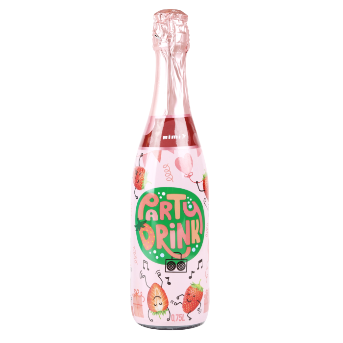 GĀZĒTS BEZALKOHOLISKS DZĒRIENS RIMI PARTY AR ZEMEŅU GARŠU 0,75L