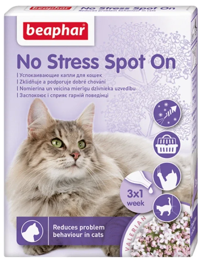 Beaphar no stress nomierinoši pilieni kaķiem, 3 gb.
